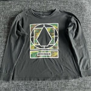 Volcom Boys Long Sleeve Shirt Size Small